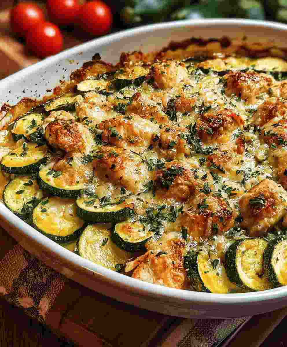 Easy Chicken Zucchini Bake Recipe for Healthy Dinners