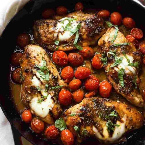 One Pan Balsamic Chicken Easy Family Dinner Recipe