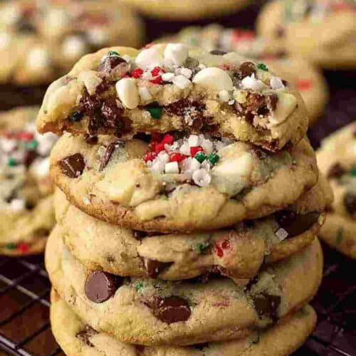Easy Winter Wonderland Chocolate Chip Cookies Simple Holiday Treat