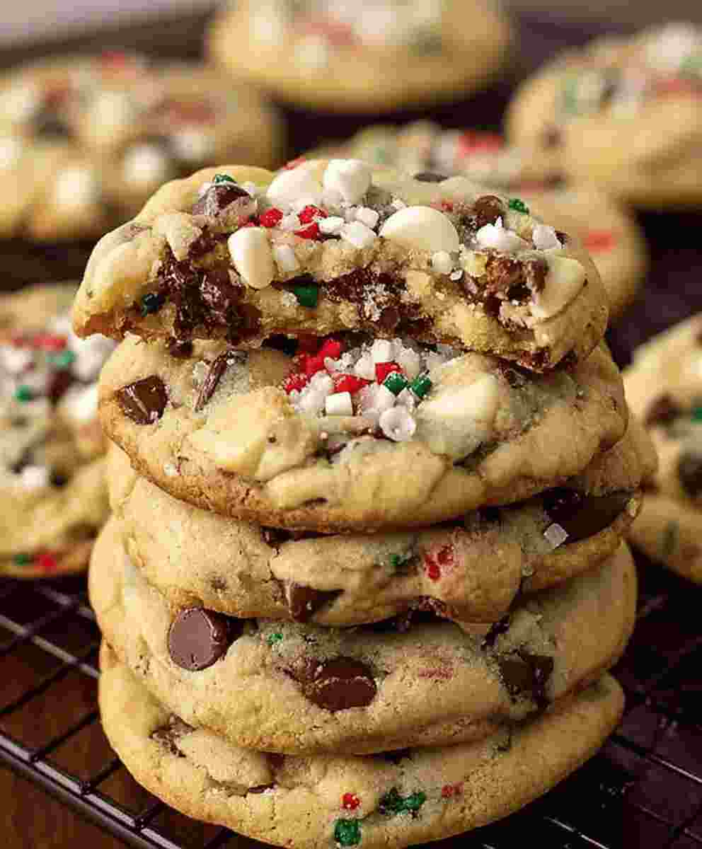 Easy Winter Wonderland Chocolate Chip Cookies Simple Holiday Treat