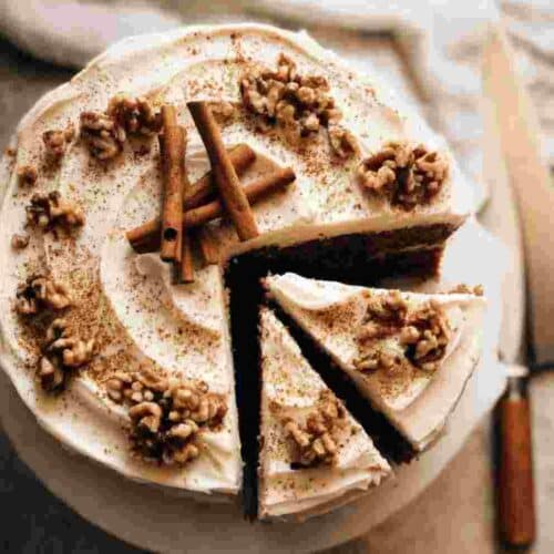 Spice Cake Recipe with Brown Butter Frosting Easy Fall Dessert