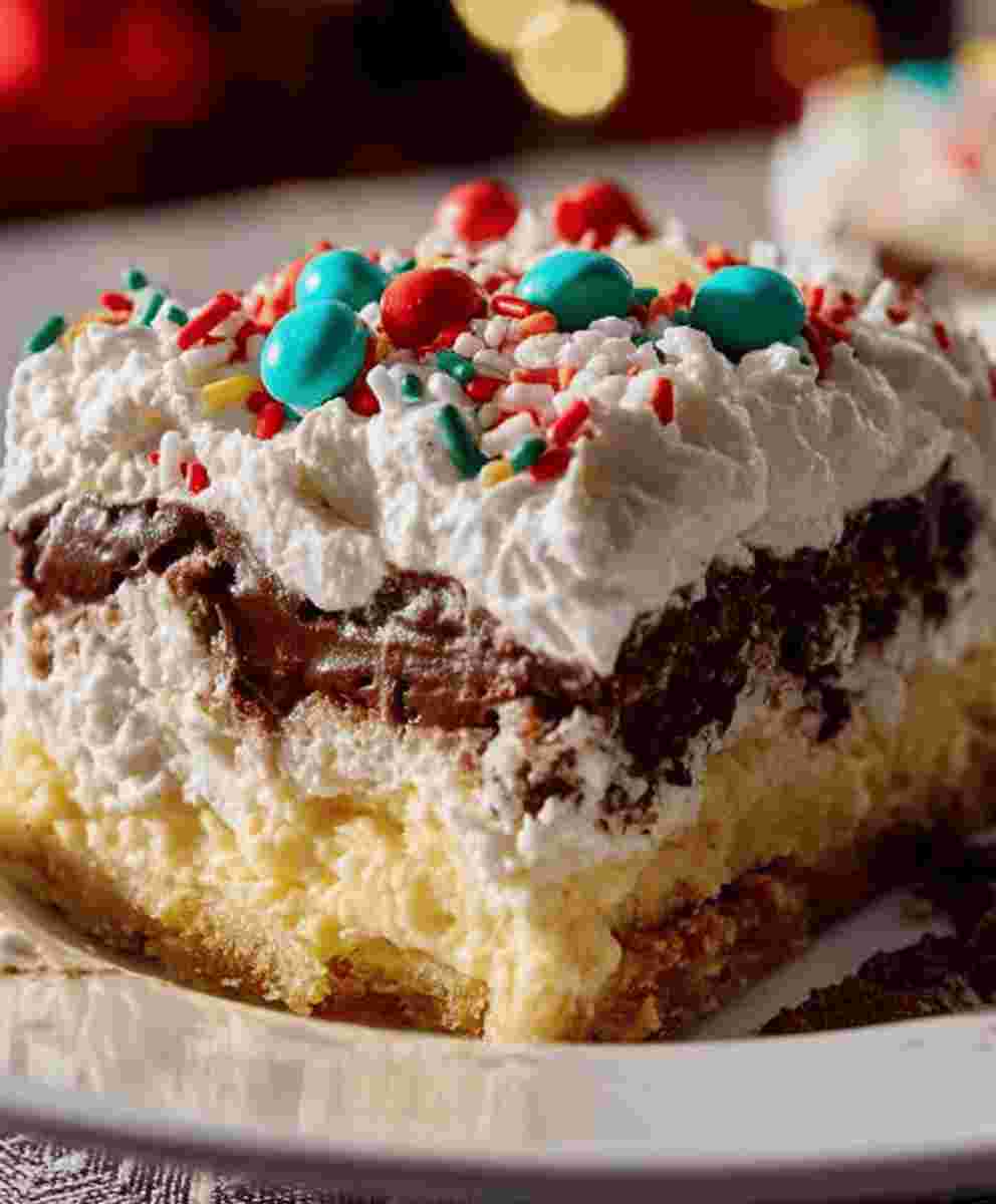 Christmas Cookie Lasagna: Easy No-Bake Dessert Recipe