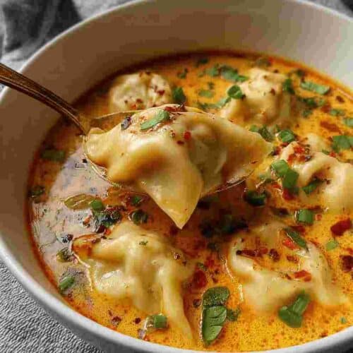Coconut Curry Soup with Dumplings Easy Dinner Recipe