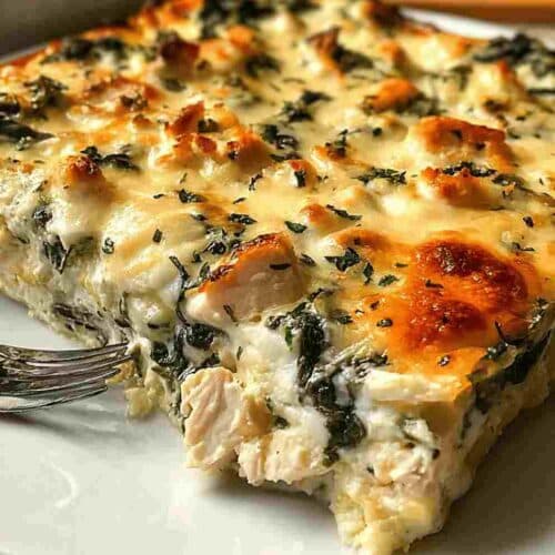 Chicken Spinach Casserole Easy Dinner Recipe