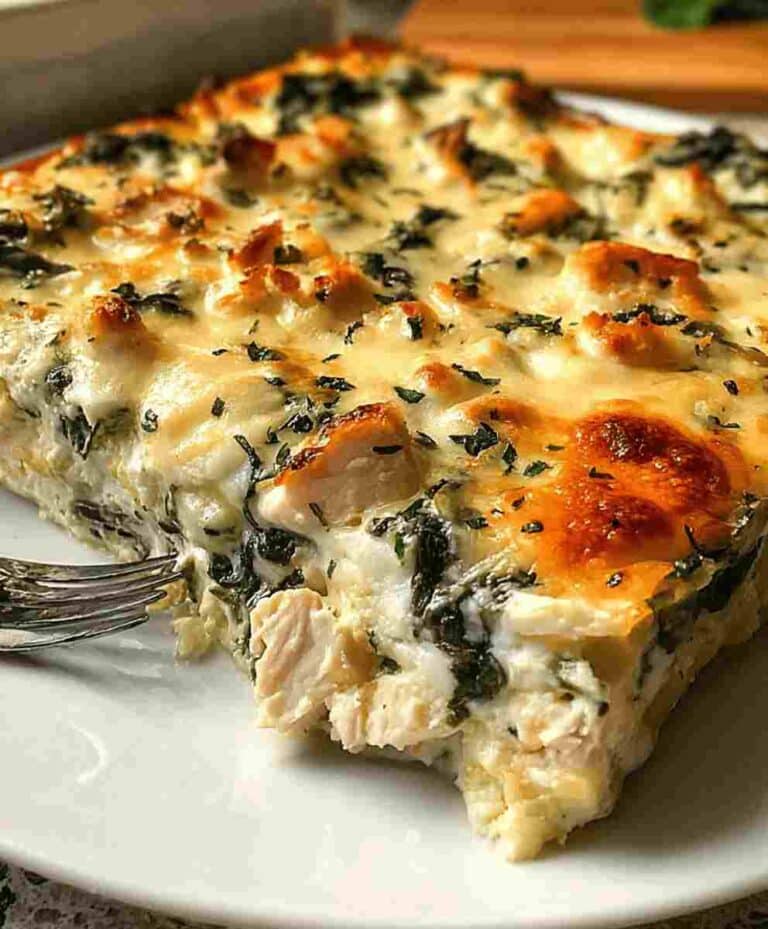 Chicken Spinach Casserole Easy Dinner Recipe