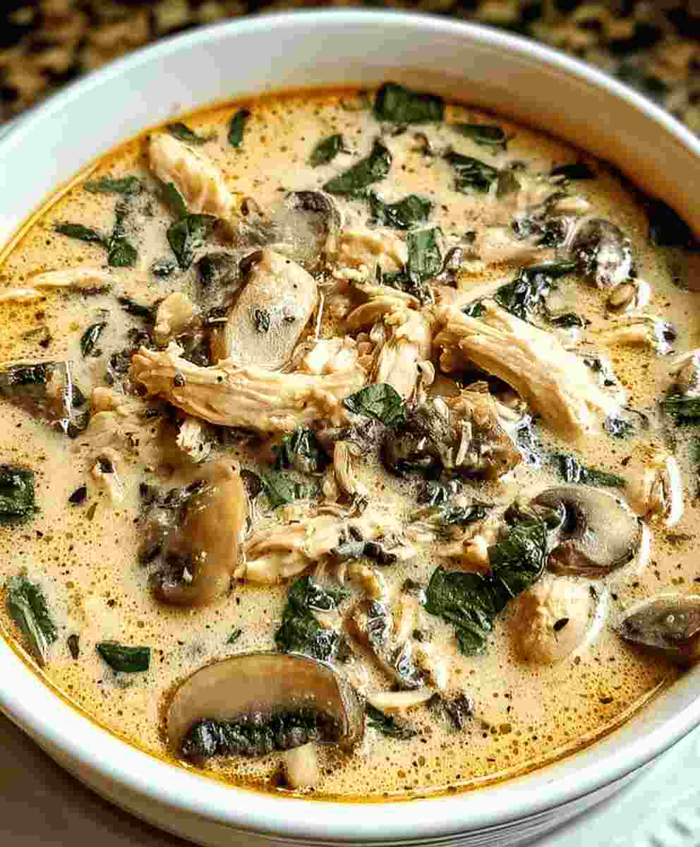 Rotisserie Chicken Mushroom Soup Recipe Easy Dinner