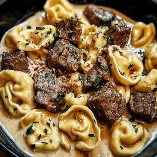 Creamy Steak Tortellini: Easy Dinner Recipe for Busy Nights