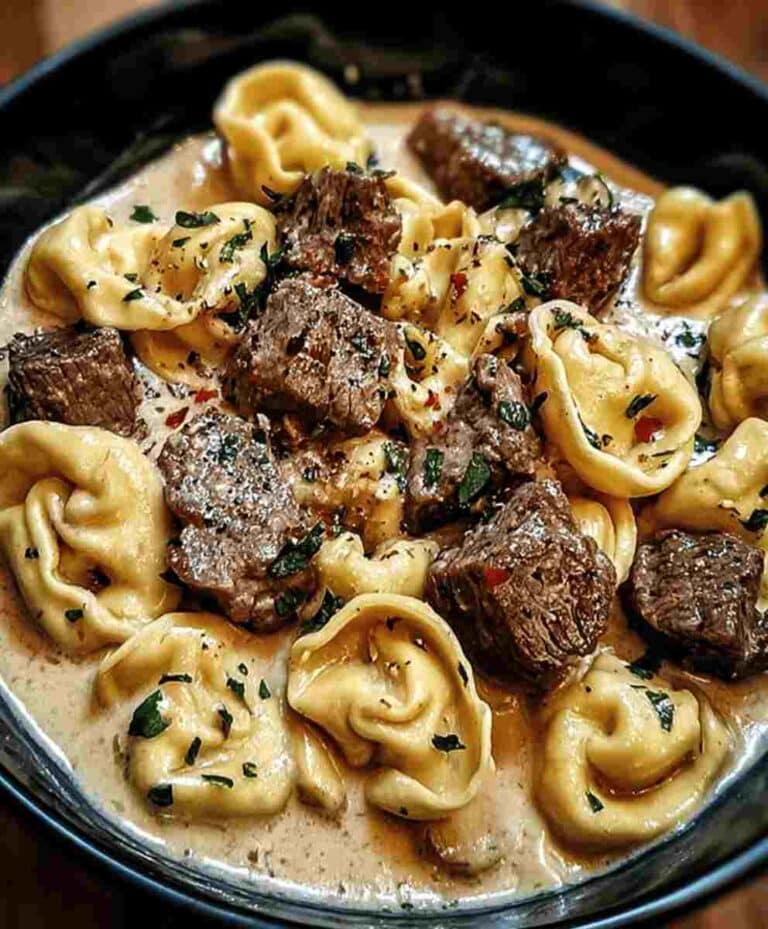 Creamy Steak Tortellini: Easy Dinner Recipe for Busy Nights
