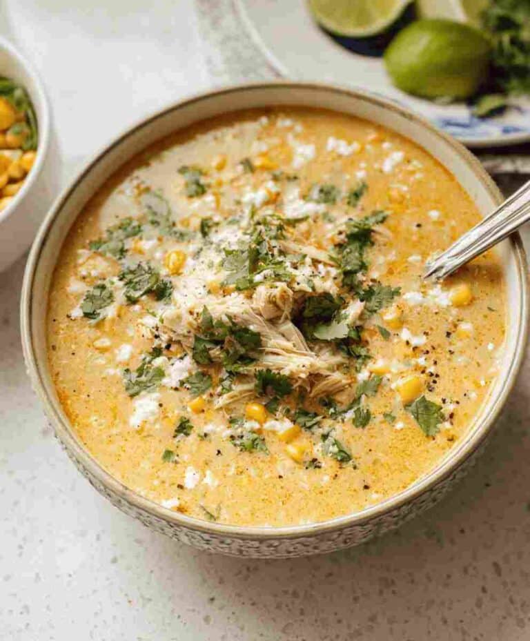 Mexican Street Corn Soup: Easy Dinner Recipe for Busy Nights