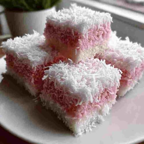 Pink Coconut Snowball Cake Bars: Easy Dessert Recipe for Families