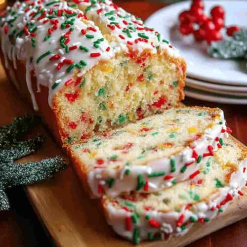 Christmas Sprinkle Buttermilk Bread: Easy Holiday Dessert Recipe
