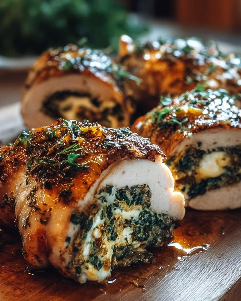 Herbed Ricotta Stuffed Chicken Rolls for a Cozy Dinner Delight