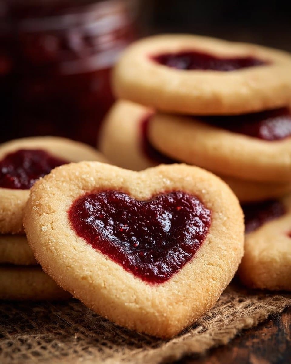 Heart Jam Cookies