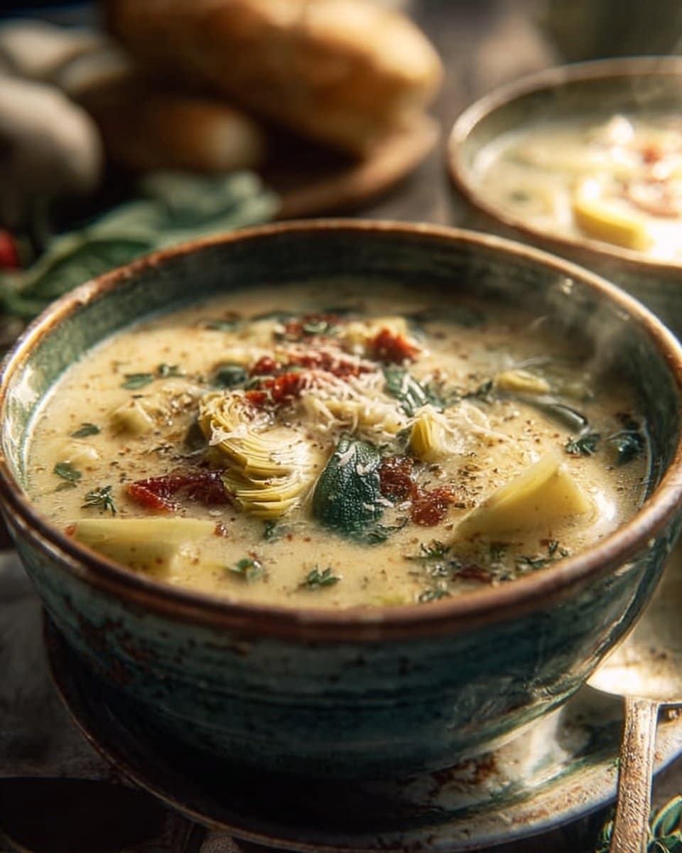 Tuscan Artichoke Soup