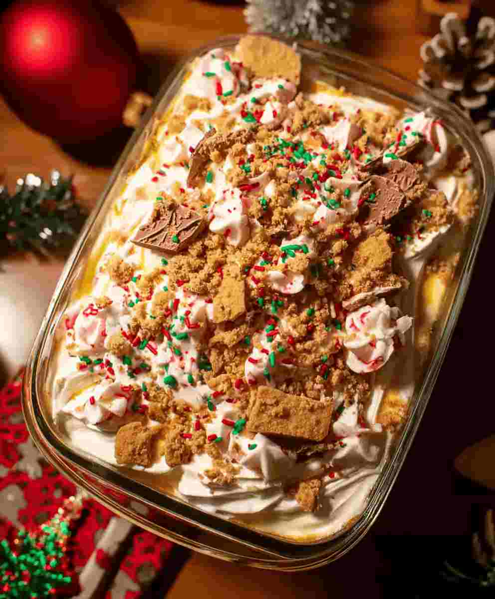 Christmas Cookie Lasagna Recipe – Easy Holiday Dessert for Families
