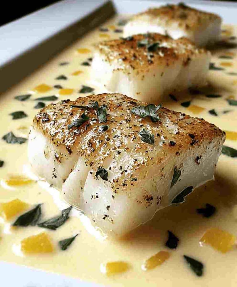 Baked Cod: Easy Dinner Recipe with Coconut Lemon Cream Sauce