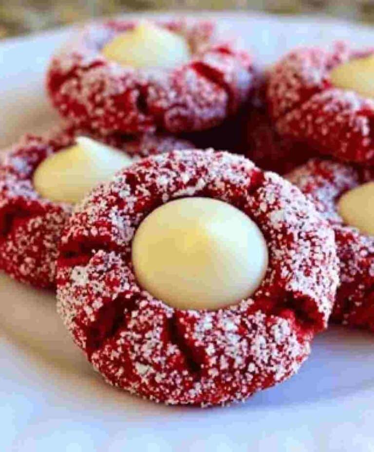 Red Velvet Thumbprint Cookies Easy Holiday Dessert