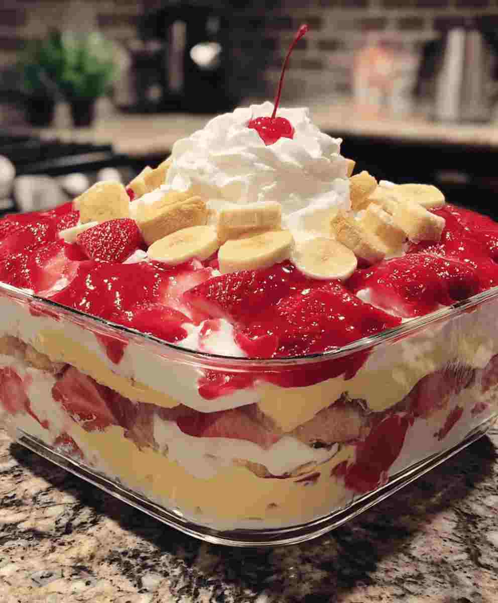 Strawberry Banana Pudding Dream Easy Dessert Recipe for Families
