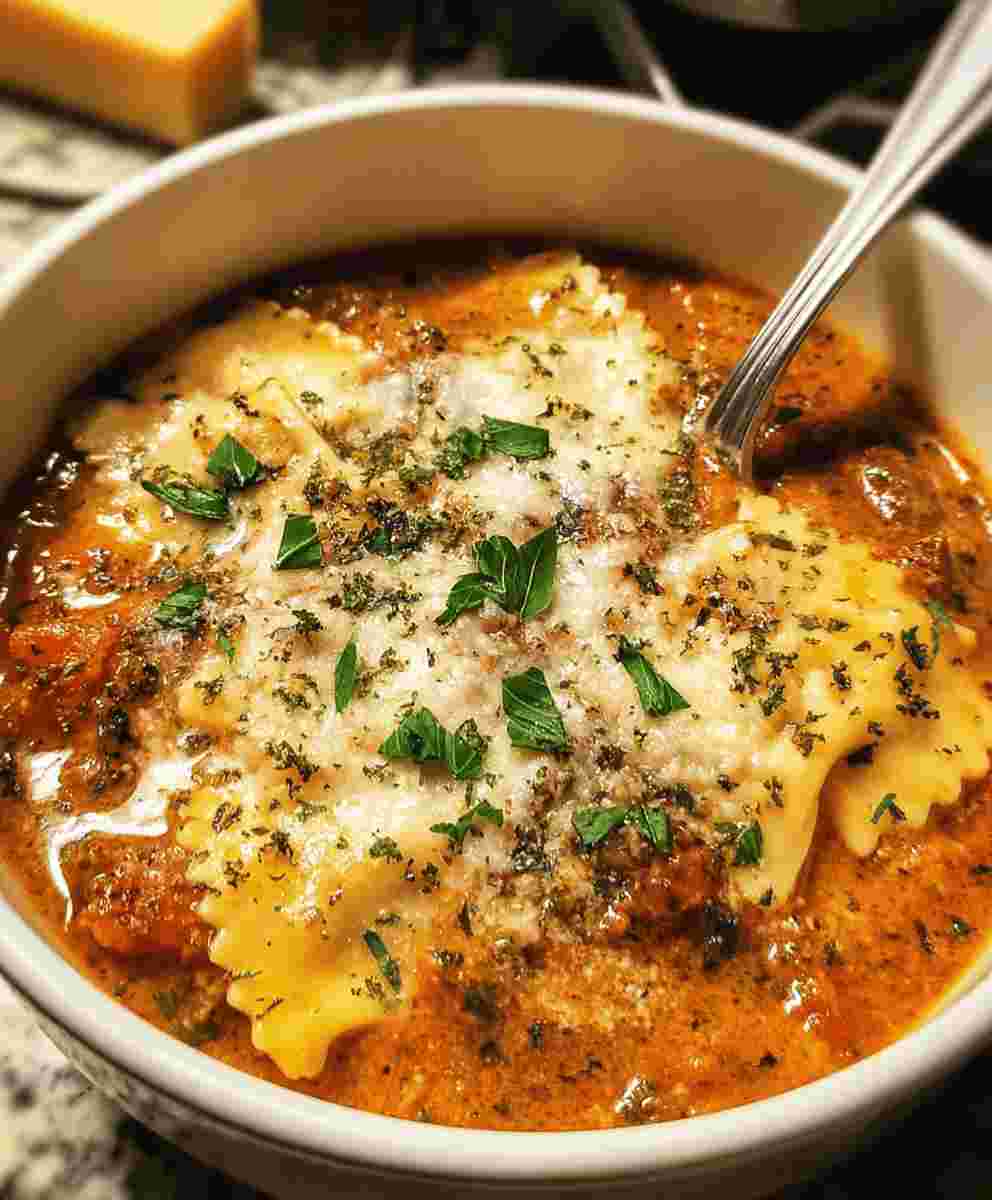 Easy Creamy Lasagna Soup A Comforting Family Dinner Recipe