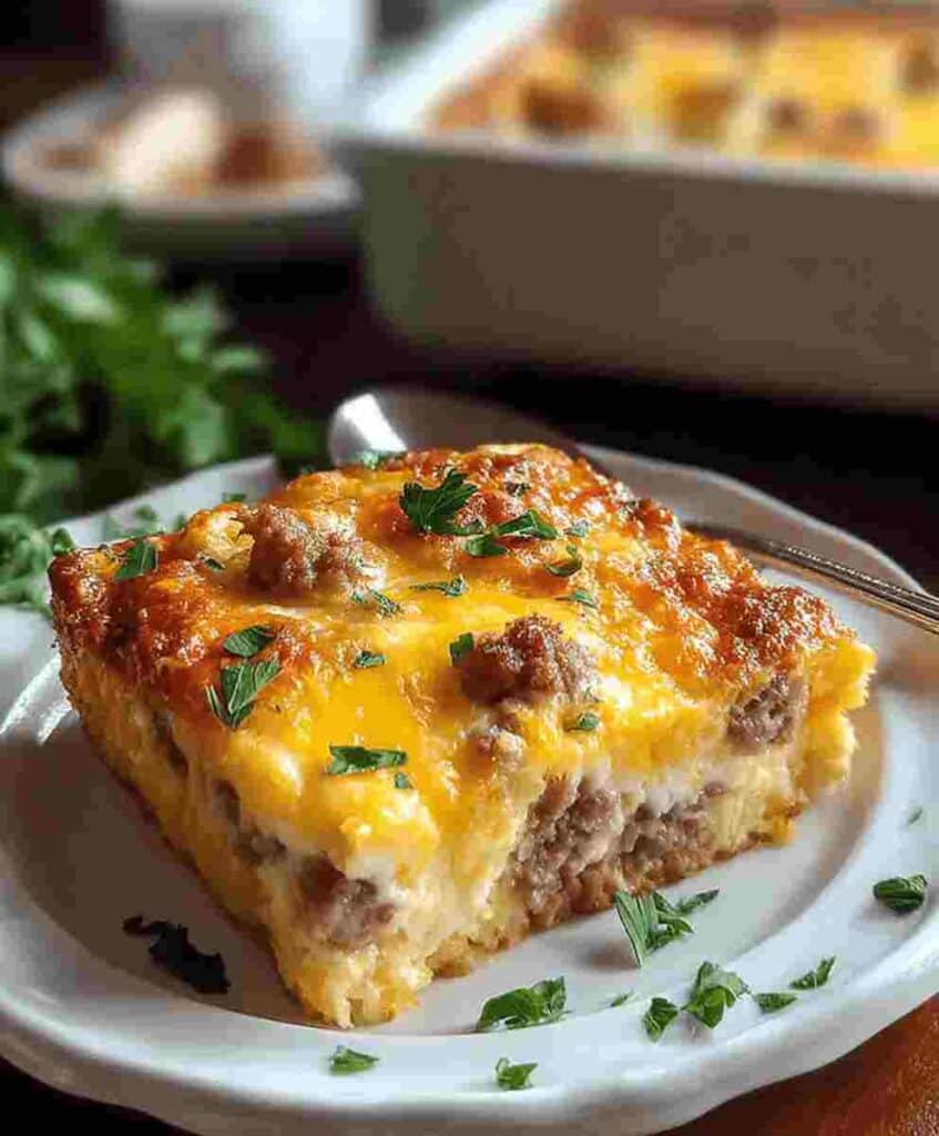 EASY SAUSAGE AND EGG CASSEROLE FAMILY COMFORT FOOD FOR ANY TIME OF DAY