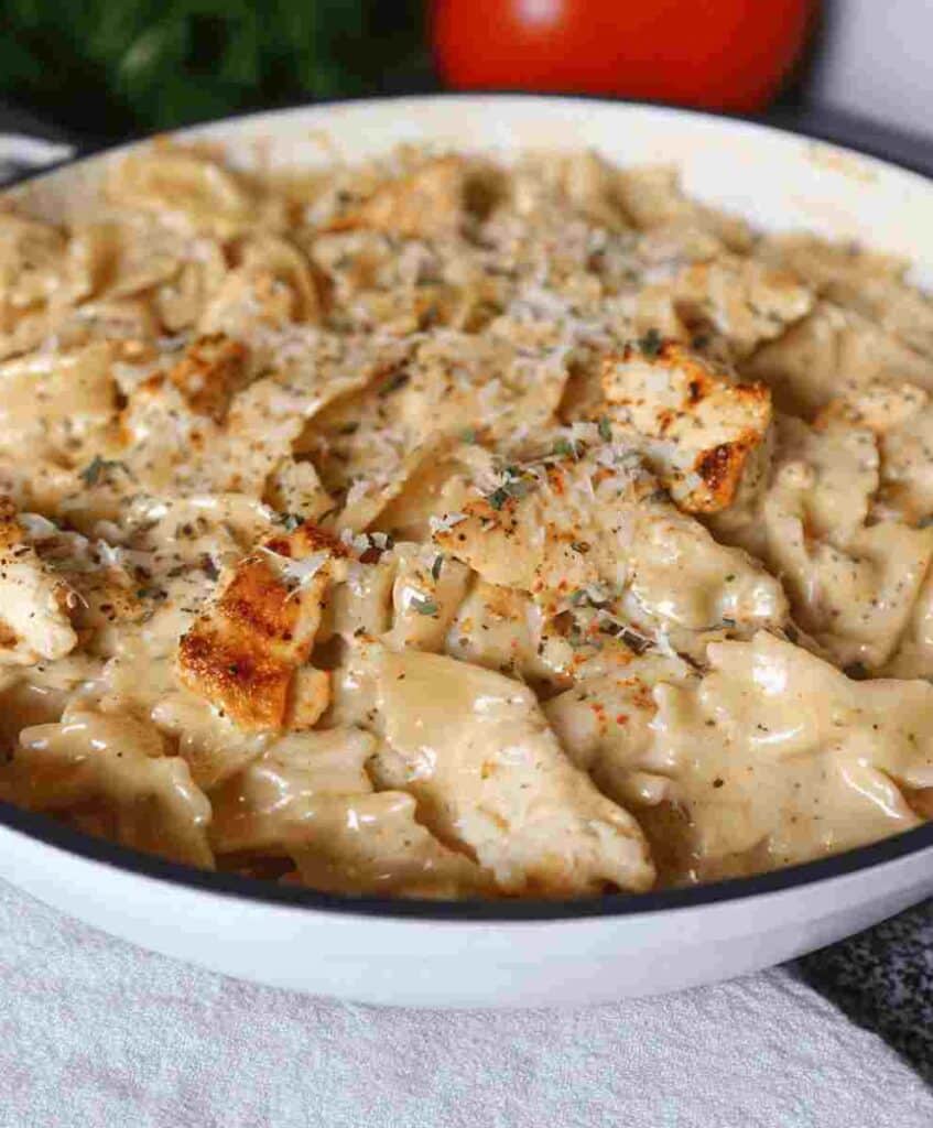 Garlic Parmesan Chicken Pasta Easy Dinner Recipe
