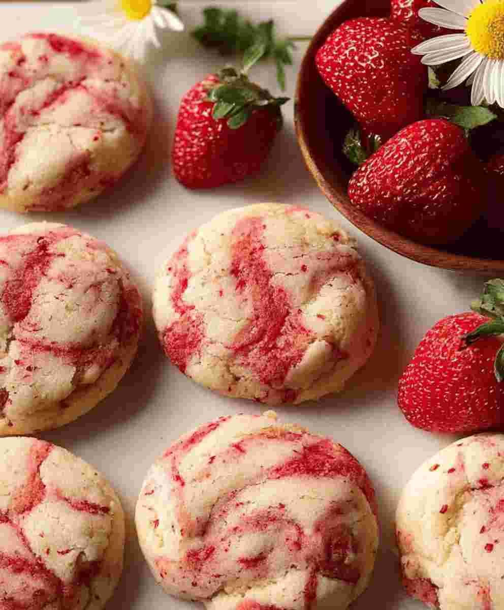 Strawberry Cheesecake Cookies Easy Family Comfort Dessert