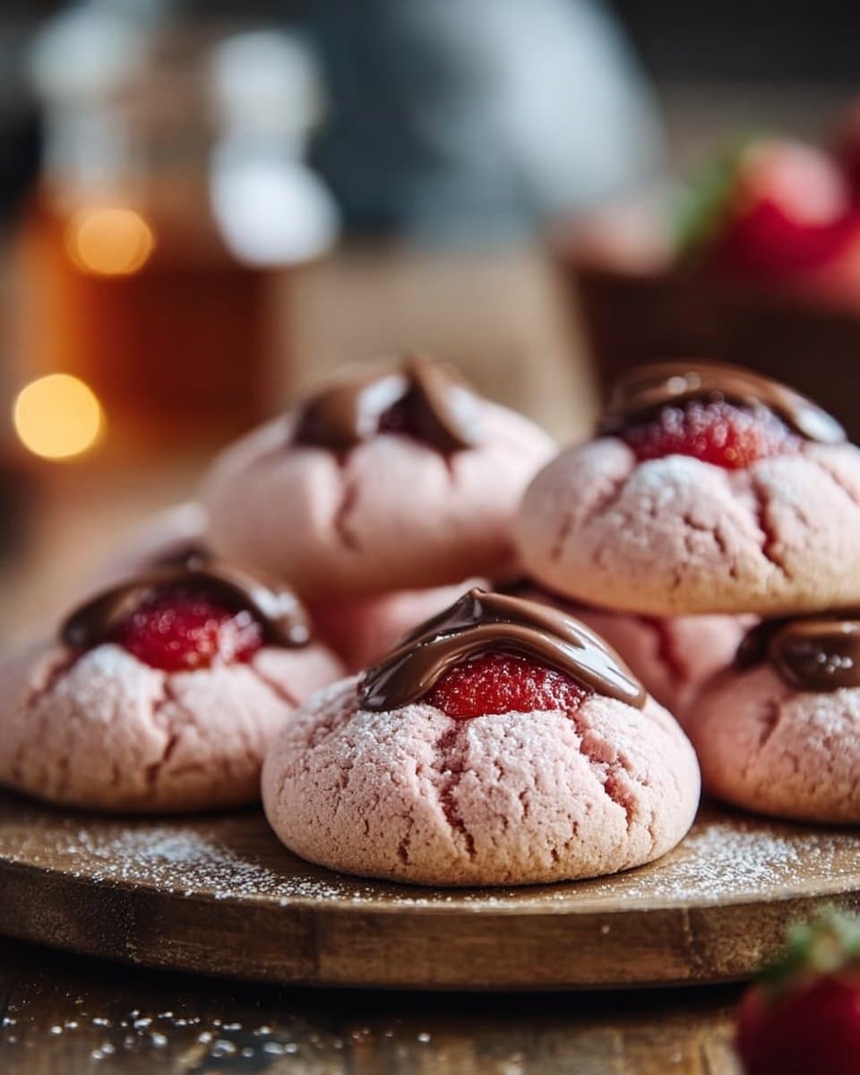 Strawberry Kiss Cookies
