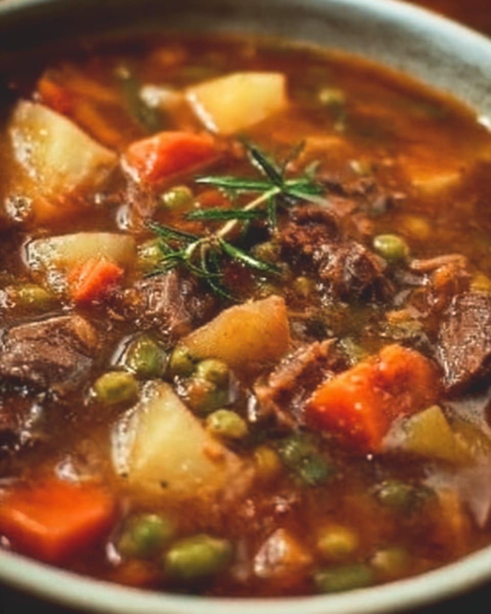 My Mom's Old-Fashioned Vegetable Beef Soup