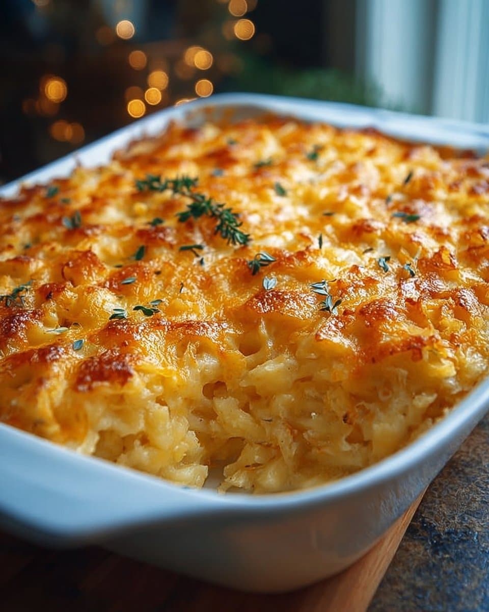 Cheesy Hashbrown Potato Casserole
