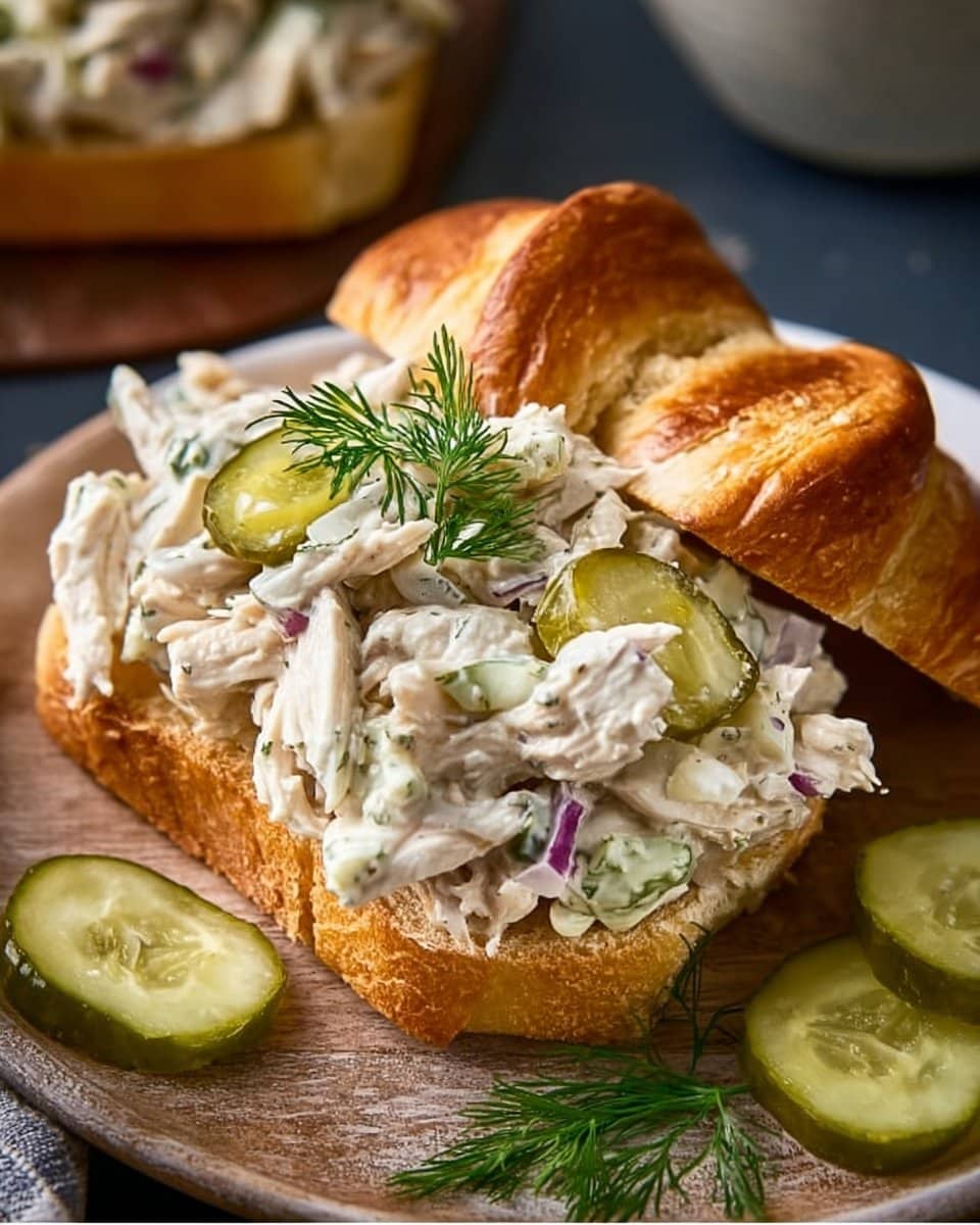 Flavored Dill Pickle Chicken Salad