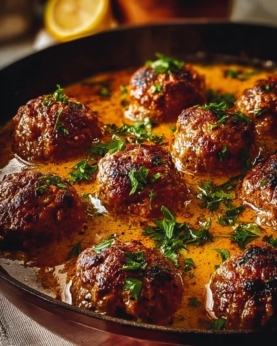The Softest and Juiciest Greek Meatballs in Lemon Sauce